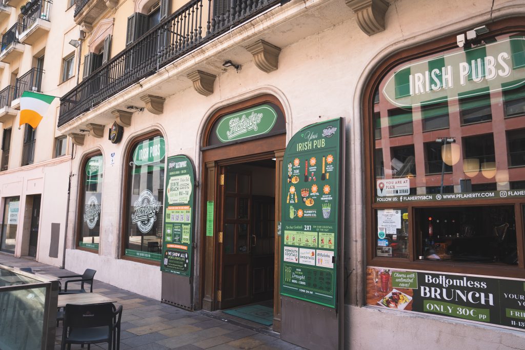 Fachada de Flaherty's Barcelona