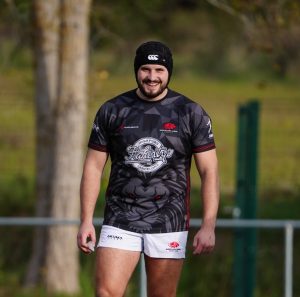 Jugador de rugby de los Barcelona Lions